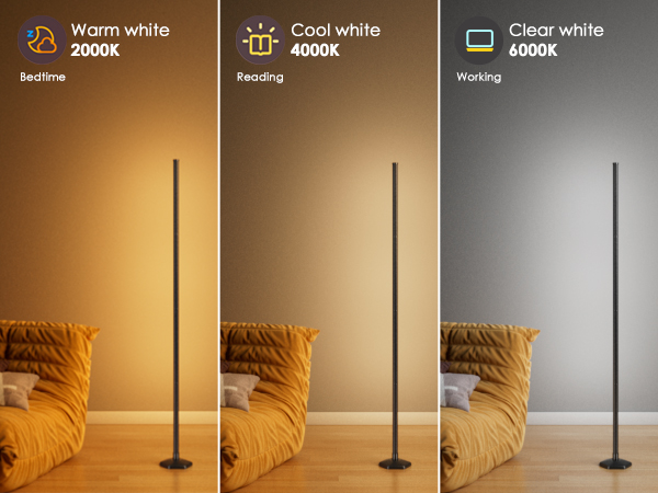 RGB LED Corner Lamp with Remote Control