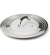 WishDirect 15 Inch Large Universal Pans Pots Lid Cover Fits 11/12/13/14/15" Frying Pans/Pots/Woks...