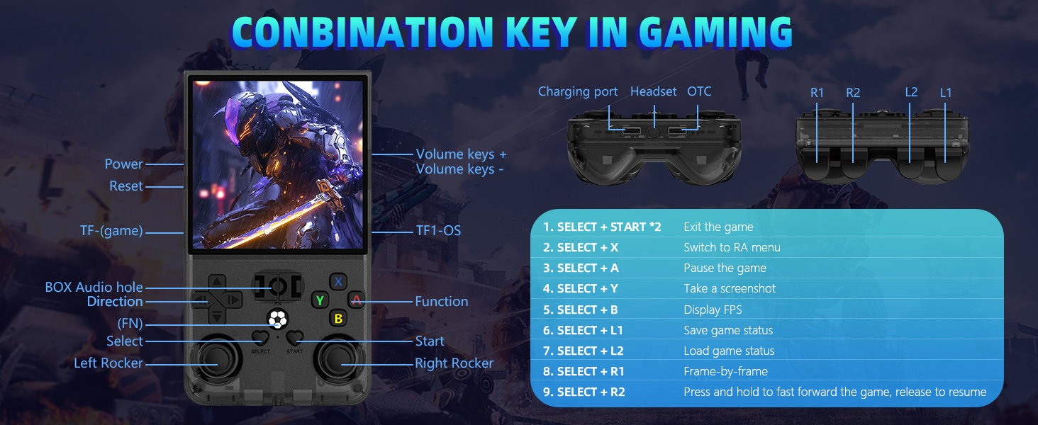 retro handheld game console