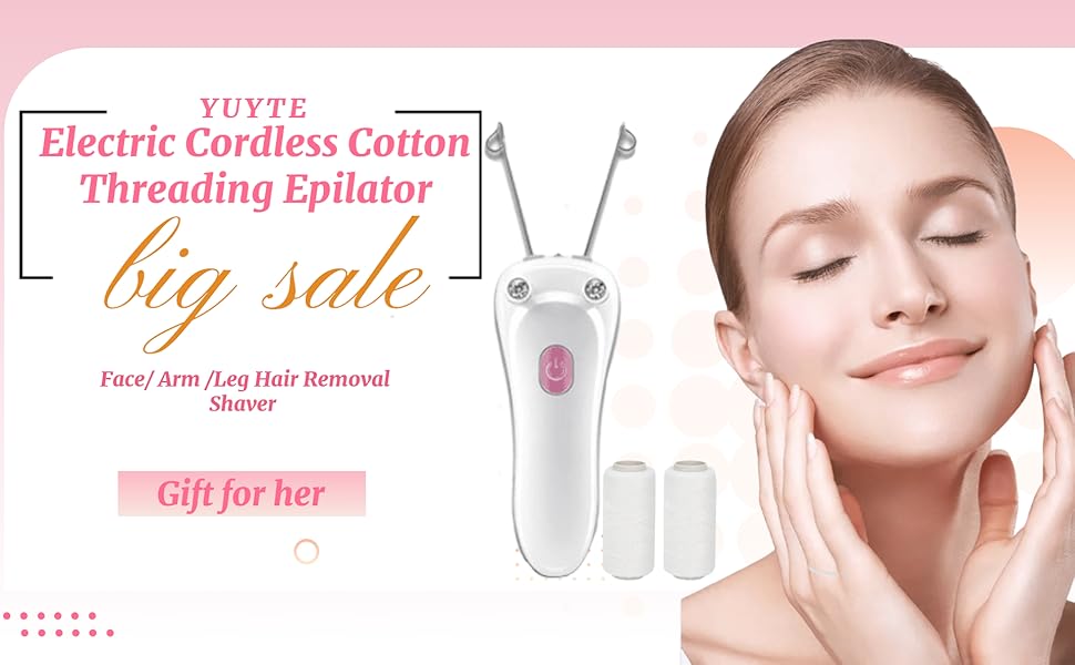 Cordless Electric Threading Hair Removal