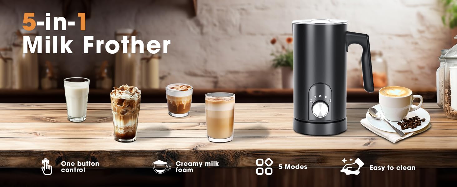 5 in 1 Milk Frother