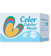 Color Catcher Sheets for Laundry 120 Count 1 Pack, Dye Catcher to Prevent Color Runs, Color Grabb...