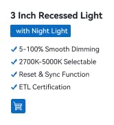 3 Inch Recessed LED Lights