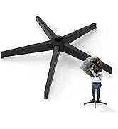 Sytopia Office Chair Base, 28'' Desk Chair Base Replacement with Worldwide Metal Legs (2400Lbs), ...