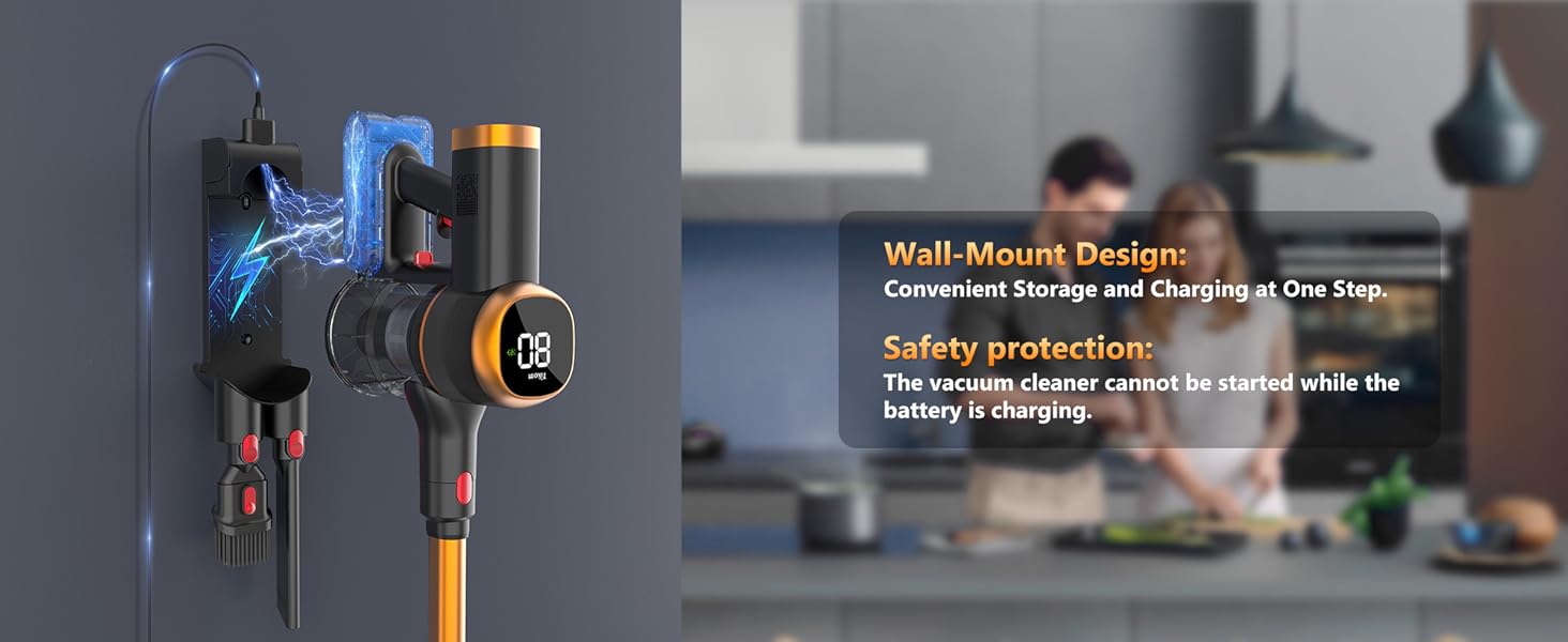 The lightweight vacuum cleaner can easily pick up pet hair, dog food crumbs, cat litter, debris