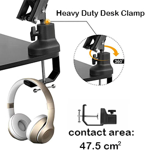  Upgraded Table Mic Clamp Desk Clamp heavy duty desk clamp