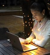 TSINGREE Upgraded LED Neck Reading Light, Book Light, Rechargeable, 3 Colors &amp; 3 Brightness Adjus...