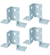 8 Hole Wing Shape 90 Degree Fitting Connector Bracket for 3 Way Channel Cross Section, Thickness ...