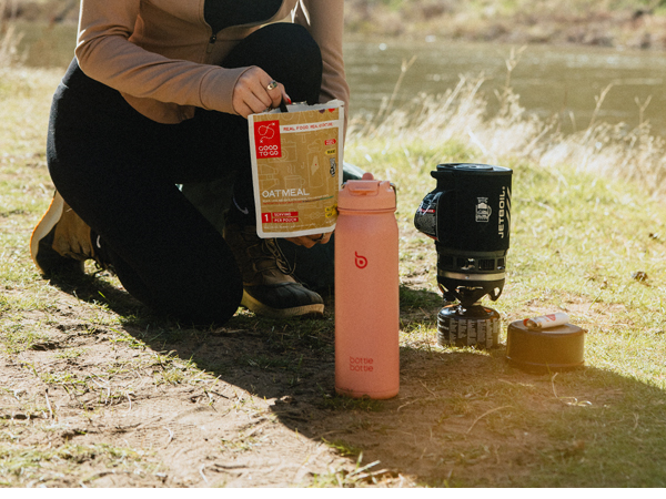 water bottle for camping