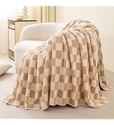 TrellisJoy Throw Blankets for Couch,Cozy Blanket for Women, Cute Fleece Throw,Birthday Gifts for ...