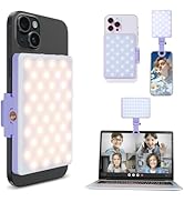 Inspack 60 LED Selfie Light for iPhone, with Back Clip & Front, Portable Phone Clip for Tiktok Vi...