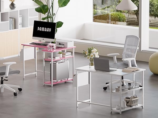 L shaped desk