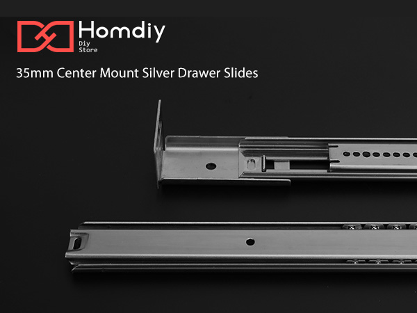 center mount drawer slides