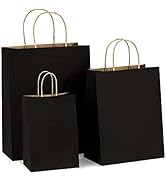 BagDream Kraft Paper Bags 5x3x8&amp; 8x4.25x10&amp; 10x5x13 25 Pcs Each, Gift Bags, Kraft Bags, Paper Sho...