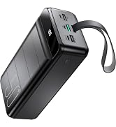 50000mAh Power Bank, 22.5W PD USB-C Quick Charge Portable Charger Fast Charging with 4 Outputs &amp; ...
