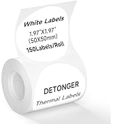 DETONGER 2 Inch Circle Thermal Labels Round Self-Adhesive Label Sticker Paper for 2 Inch Thermal ...