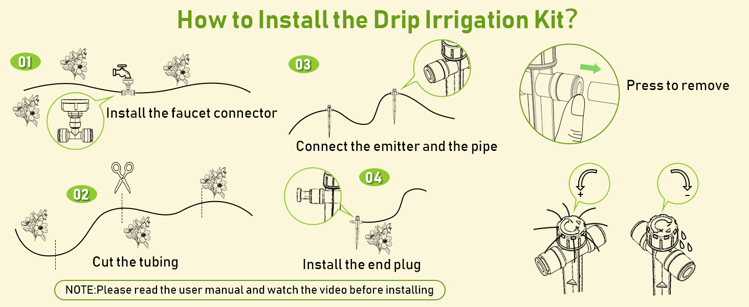 raised bed watering system