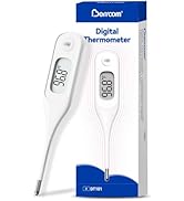 Berrcom Digital Thermometer for Adults and Kids, Medical Thermometer for Fever 10 Second Reading ...