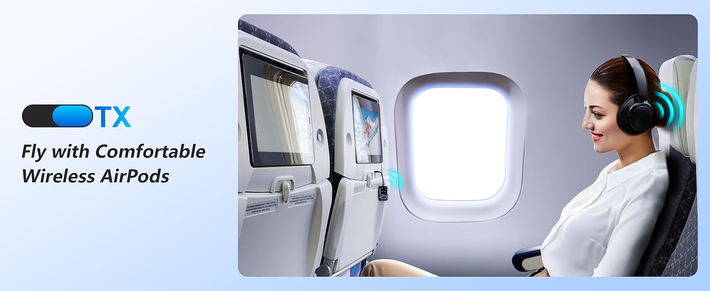 airplane wireless headphone adapter