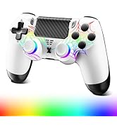 Puiseno Wireless Controller for PS-4, Dual Vibration Game Joystick/Motion Sensing/Touchpad/Speake...