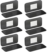 6 Pack No Drill Cabinet Magnetic Catch Black, Jiayi Ultra Thin Cabinet Door Magnet Adhesive for Q...