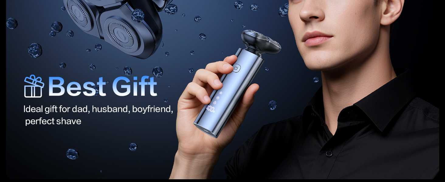 Luxury Matte Black Electric Razor – Sleek Design