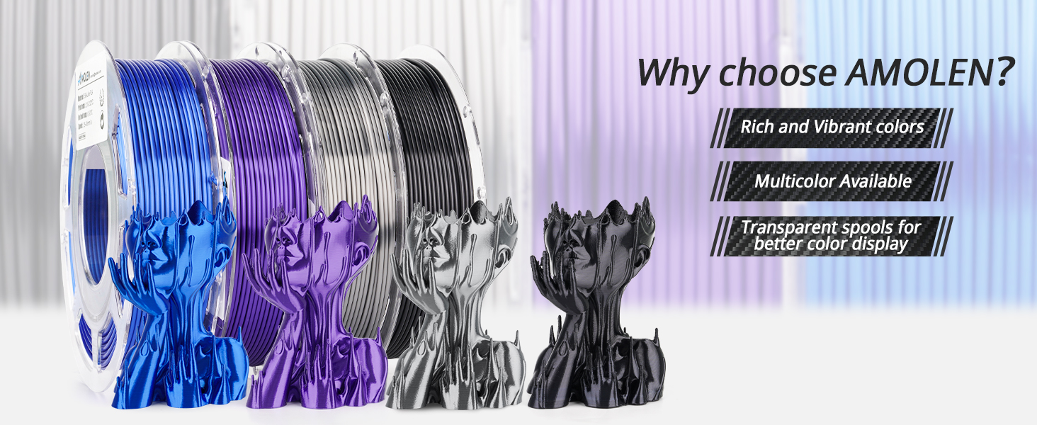 Silk PLA Filament 1.75mm 3D Printer filaments
