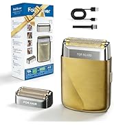 RUIM Men's Electric Shaver: 2-in-1 Waterproof Foil Shaver &amp; Detail Trimmer, USB-C Rechargeable, I...