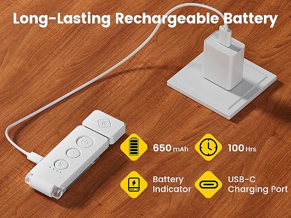 rechargeable book light