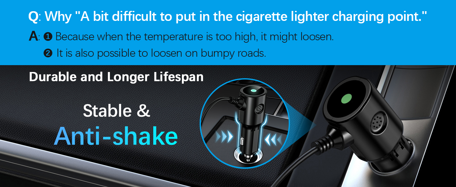 Dash Camera Car Charger