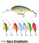 EXAURAFELIS Fishing Gear Fishing Lure Diving Crankbait Lures 
