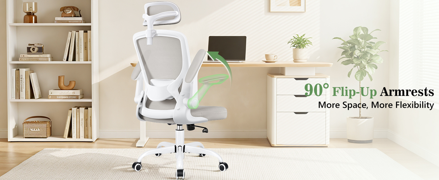 office chair with fil-up armrest