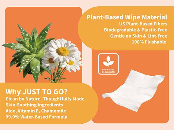 Why JUST TO GO? Clean by Nature. Thoughtfully Made.