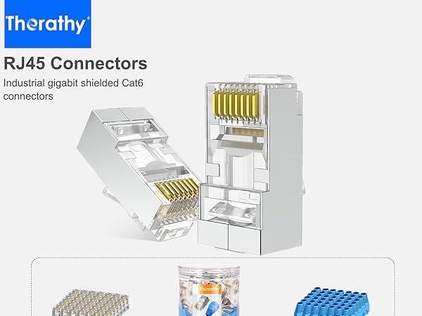 cat 6 pass through rj45 connectors