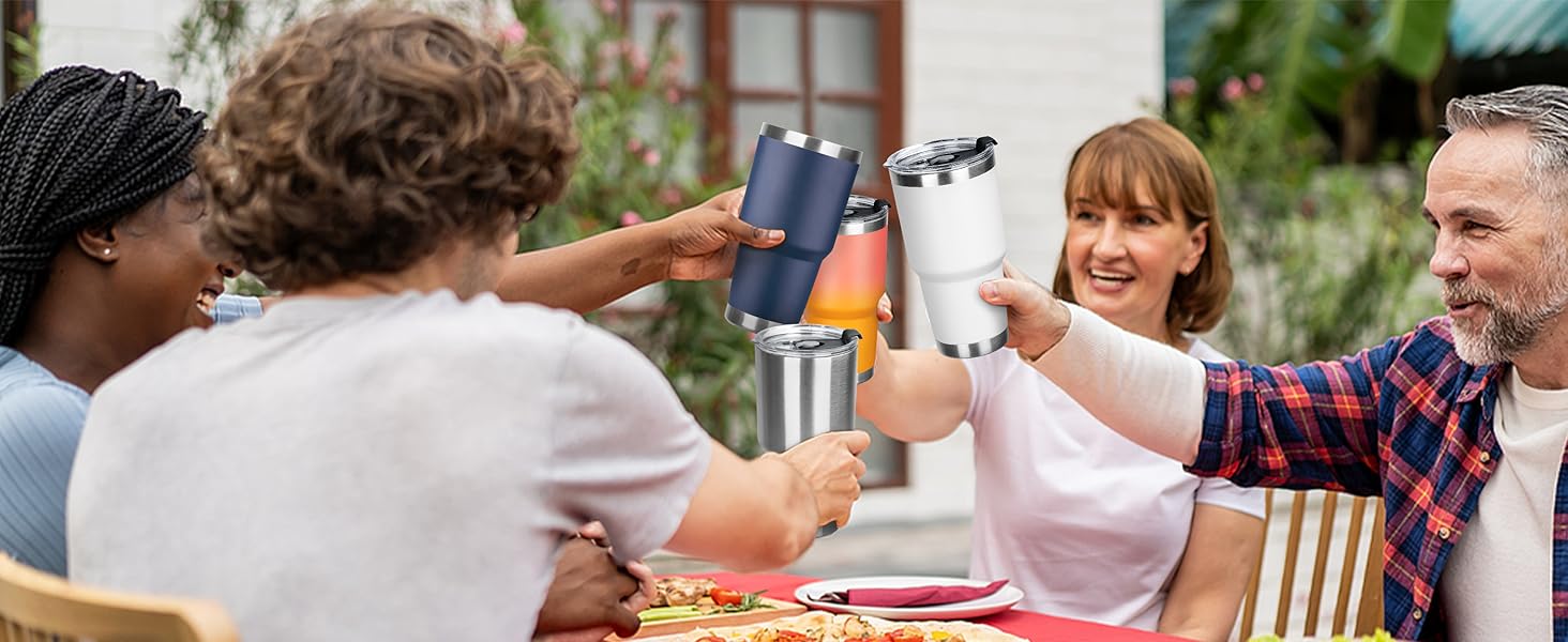 30oz insulated tumbler with straw