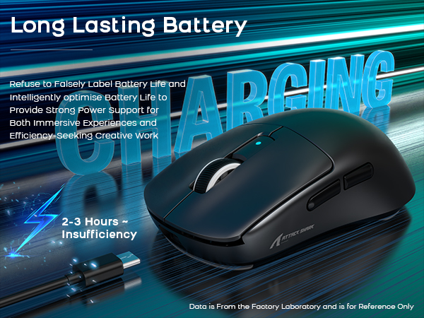 ATTACK SHARK R6 Wireless Gaming Mouse ATTACK SHARK X3 silent mouse wirelessUltra-Lightweight