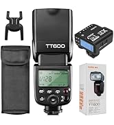 Godox Flash TT600 with Godox Flash Trigger X2T-C Bundle - 2.4G Wireless X System, High-Speed Sync...