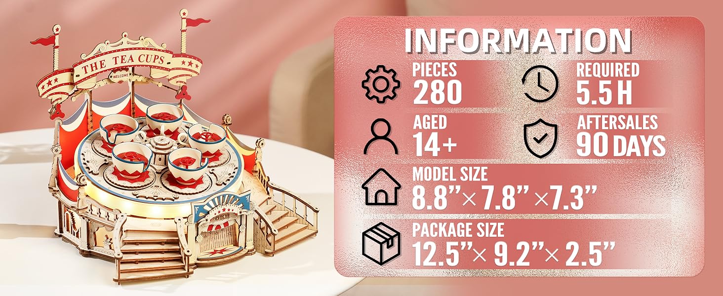 rokr wooden music box kit wooden puzzles 3d puzzles wood wooden models to build for adults