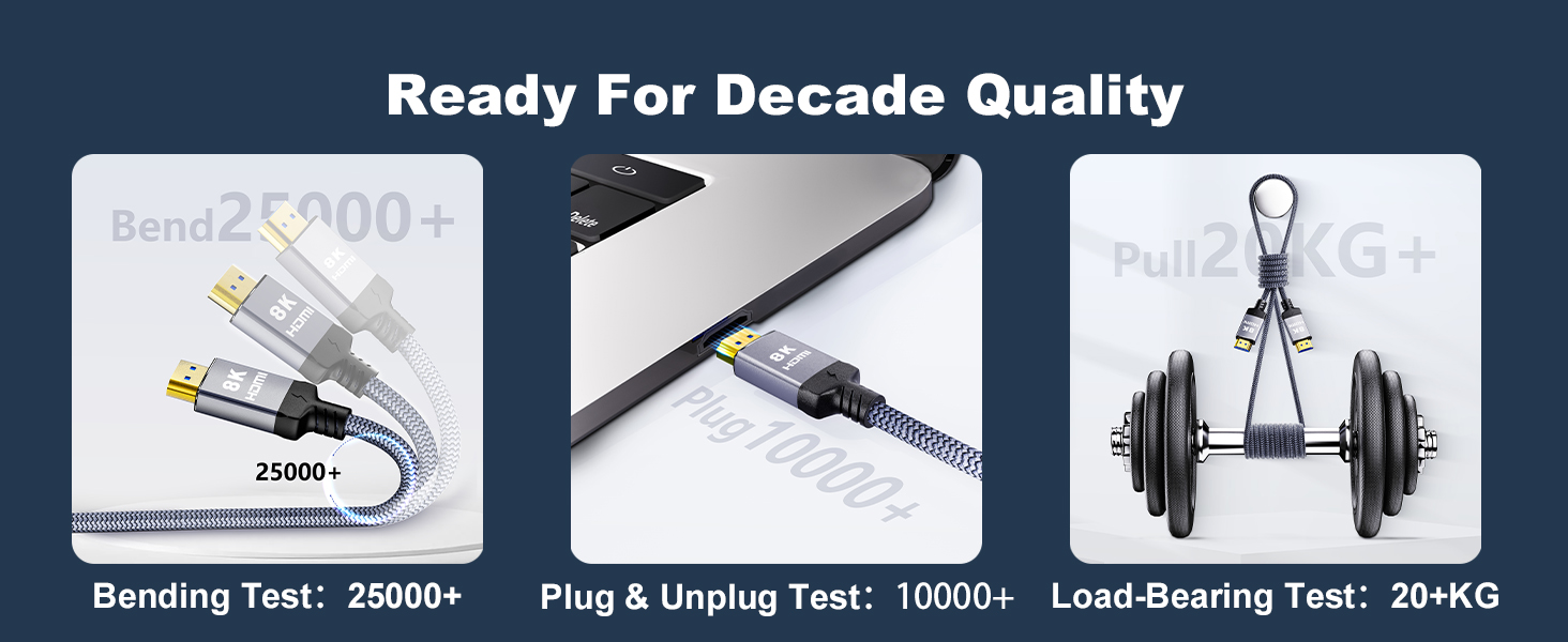 10K 8K HDMI 2.1 Cable, Certified Ultra High Speed HDMI Cable,HDMI cord,hdmi to hdmi cable