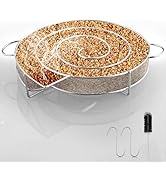 Anbte 8.13” Cold Smoke Generator, Stainless Steel Round Smoke Generator for Cold Smoking in the S...