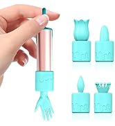 6 in 1 Personal Wand Massager - Portable Quiet &amp; Waterproof - Vibration Massager - for Face &amp; Bod...
