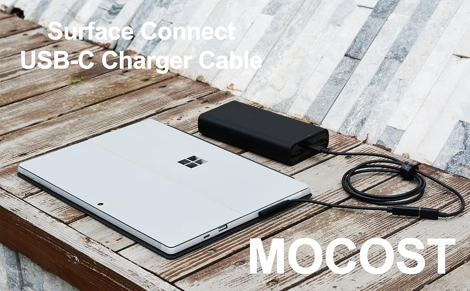 MOCOST Microsoft Surface Connect to USB-C PD 15V Charging Cable