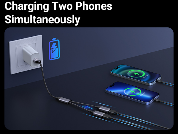 USB splitter for iPhone