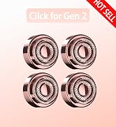 Replacement Heads for Flawless Hair Remover, Gen 2 Replacement Blades for Finishing Touch Facial ...