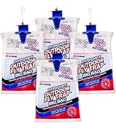 4 big bag fly traps. Large fly bags outdoor disposable to keep flies away from patio. Fly catcher.