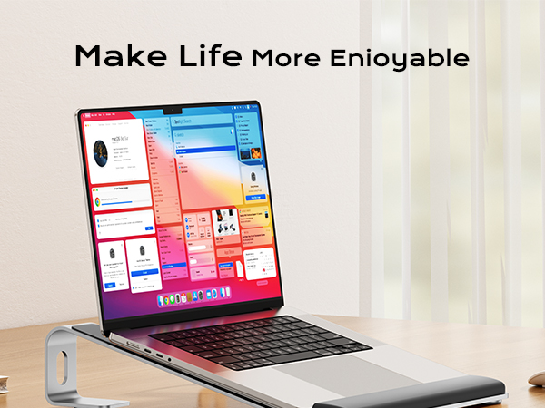Portable laptop stand for desk,laptop riser for desk,travel laptop stand,laptop holder