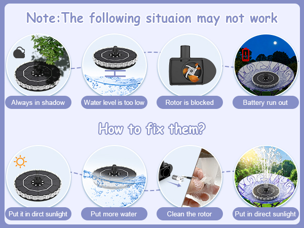 solar fountain outdoor