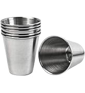 Framendino, 6 Pack Metal Shot Glasses Coffee Stainless Steel Vessel Drinking Tumbler Water Whisky...