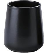 Matte Black Ceramic Toothbrush Holder - Tooth Brushing Holders, Toothbrush and Toothpaste Holder ...