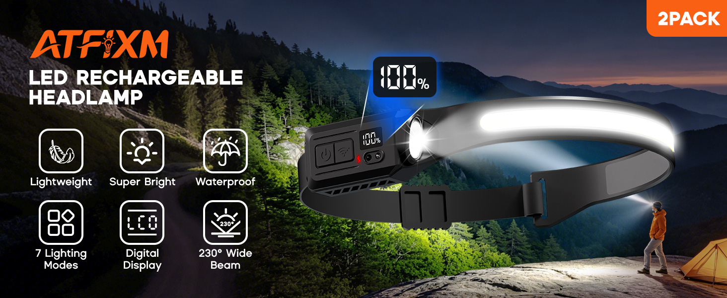 Rechargeable headlamp-1